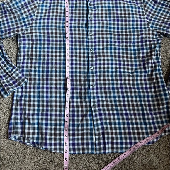 Rodd & Gunn Gingham Plaid Button Down Shirt 3XL No Flaws Sports Fit - Picture 5 of 7